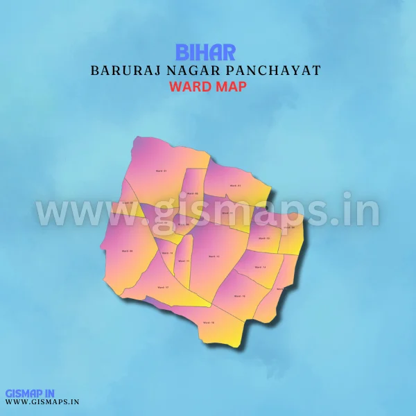 Baruraj Nagar Panchayat Ward Map